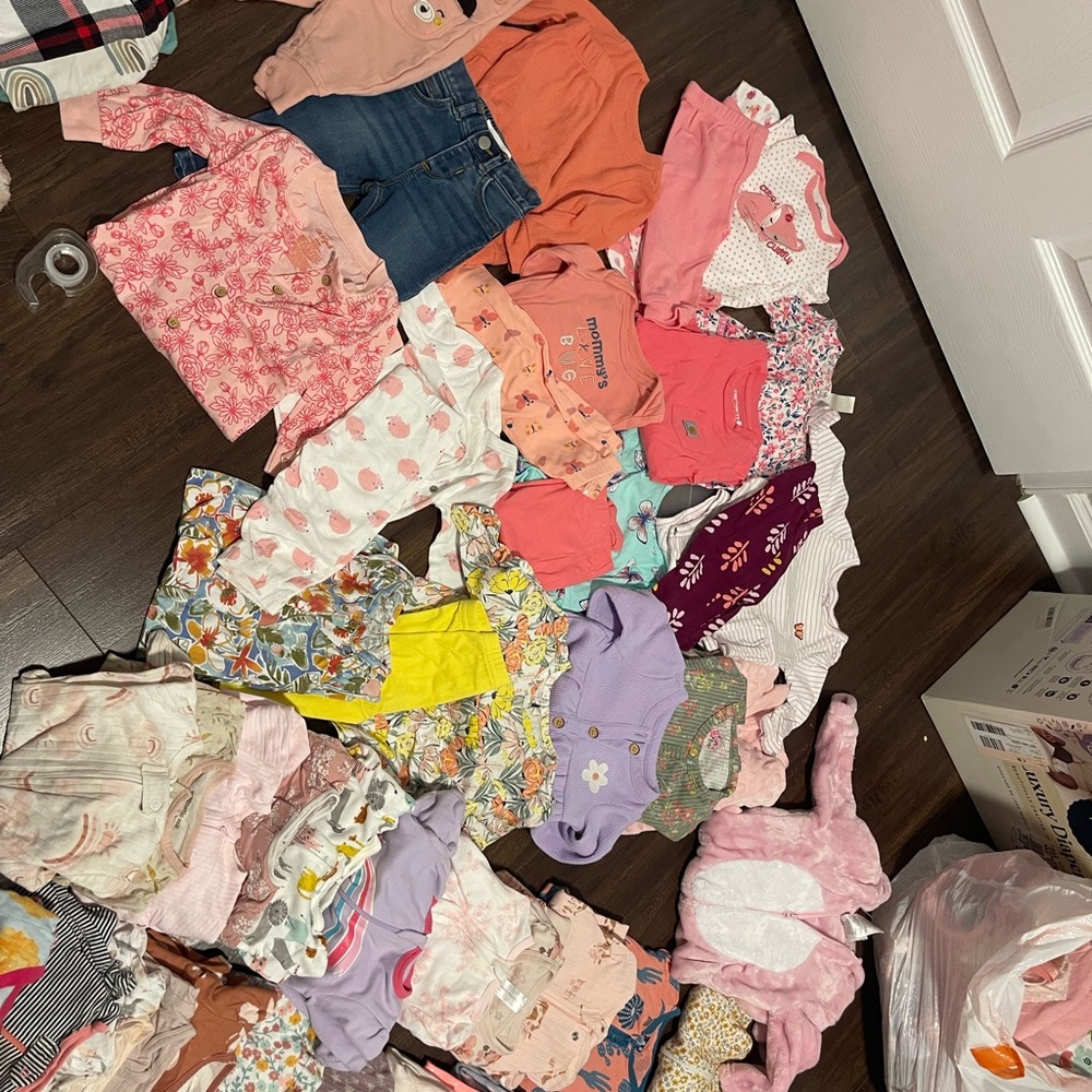 Carter's Kids Matching Set - Pink, Orange, Purple, Blue